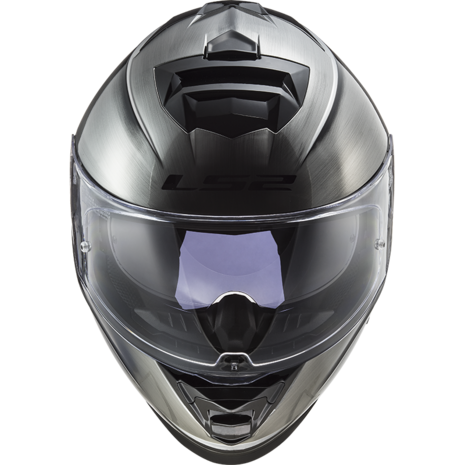 LS2 FF800 Storm motorhelm Jeans glans titanium