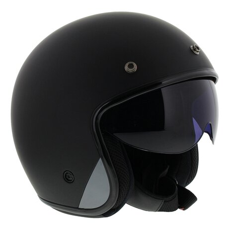 LS2 OF601 Bob HPFC jet motorhelm mat zwart - Maat XS