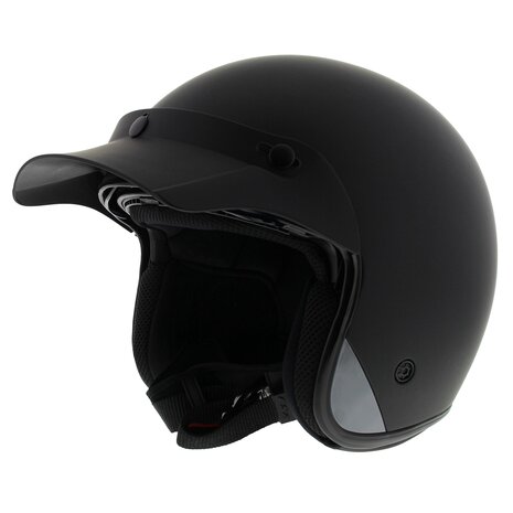 LS2 OF601 Bob HPFC jet motorhelm mat zwart - Maat XS
