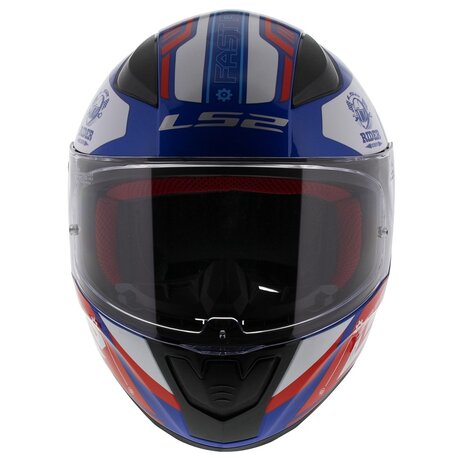 LS2 FF353 Rapid Stratus glans blauw rood wit