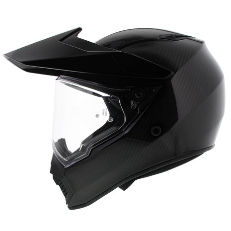 AGV AX-9 Motorhelm Glans Carbon