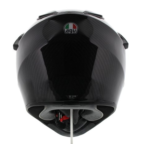 AGV AX-9 Motorhelm Glans Carbon