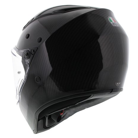 AGV AX-9 Motorhelm Glans Carbon