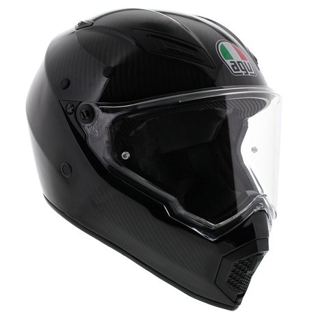 AGV AX-9 Motorhelm Glans Carbon
