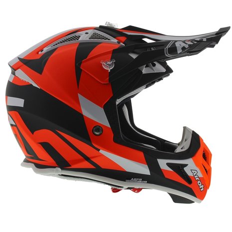 Airoh Aviator Ace crosshelm Trick mat oranje