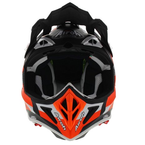 Airoh Aviator Ace crosshelm Trick mat oranje