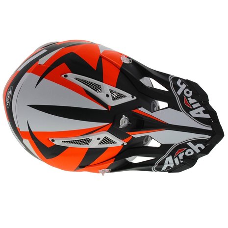 Airoh Aviator Ace crosshelm Trick mat oranje
