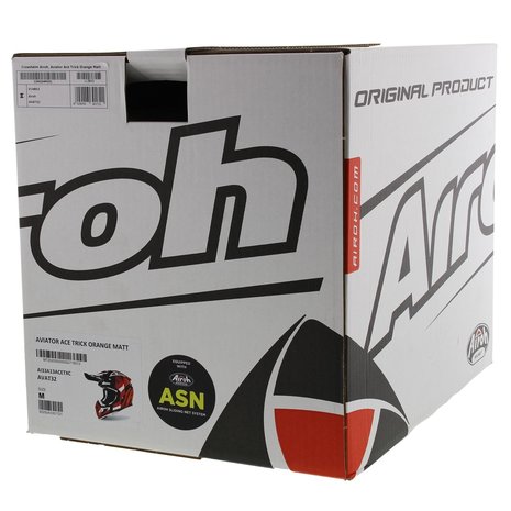 Airoh Aviator Ace crosshelm Trick mat oranje