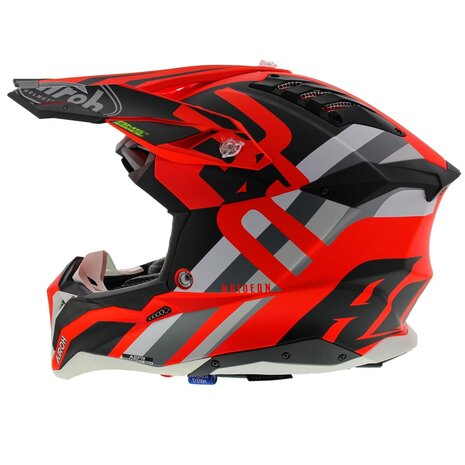 Airoh Aviator 3 AMS² Rainbow Mat Oranje
