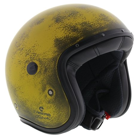 Caberg Jethelm Freeride Yellow Brushed Geel motorhelm