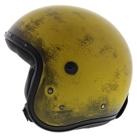 Caberg Jethelm Freeride Yellow Brushed Geel motorhelm