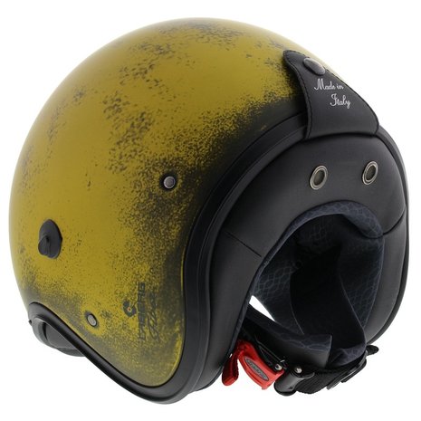 Caberg Jethelm Freeride Yellow Brushed Geel motorhelm