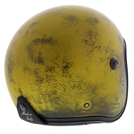Caberg Jethelm Freeride Yellow Brushed Geel motorhelm