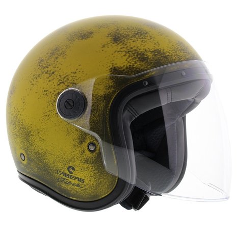 Caberg Jethelm Freeride Yellow Brushed Geel motorhelm