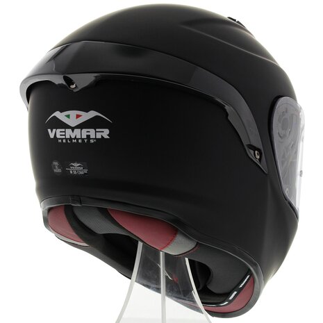 Vemar Motorhelm Hurricane solid mat zwart - Maat XL