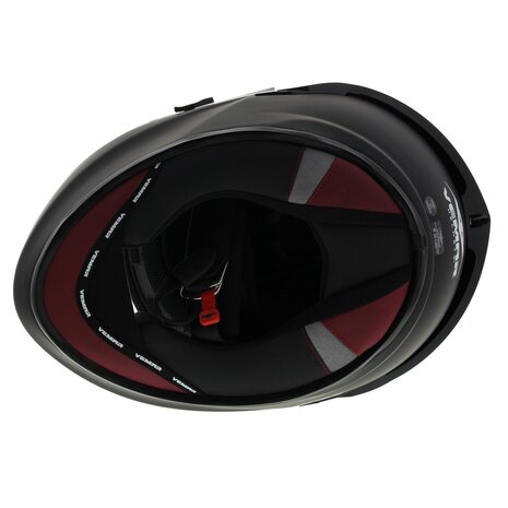 Vemar Motorhelm Hurricane solid mat zwart - Maat XL
