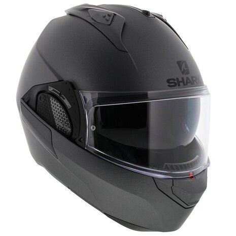 Shark EVO-GT systeemhelm motorhelm mat antraciet