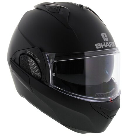 Shark EVO-GT systeemhelm motorhelm mat zwart - Maat XS