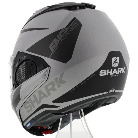 Shark EVO-GT systeemhelm motorhelm Encke mat zilver antraciet
