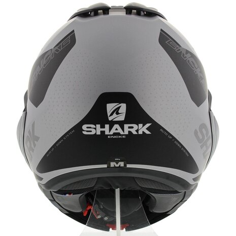 Shark EVO-GT systeemhelm motorhelm Encke mat zilver antraciet