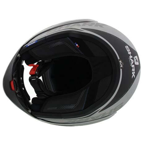 Shark EVO-GT systeemhelm motorhelm Encke mat zilver antraciet