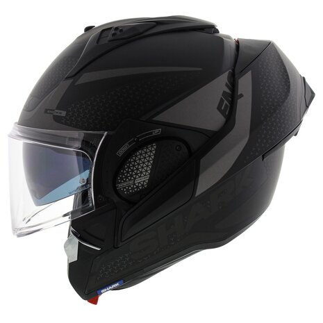 Shark EVO-GT systeemhelm motorhelm Encke mat zwart antraciet - Maat XS