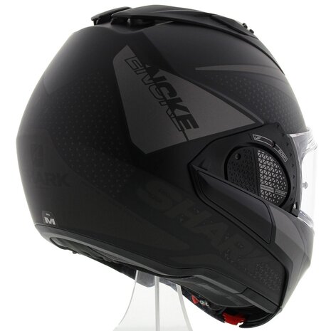 Shark EVO-GT systeemhelm motorhelm Encke mat zwart antraciet - Maat XS