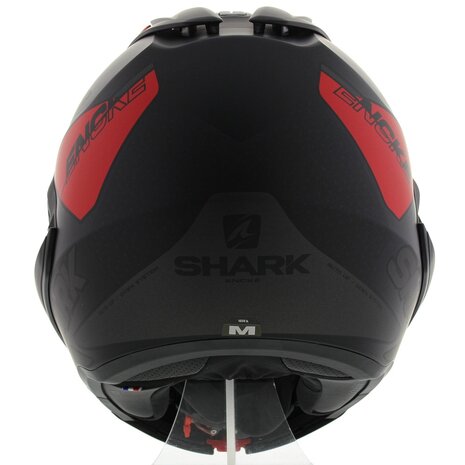 Shark EVO-GT systeemhelm motorhelm Encke mat zwart rood