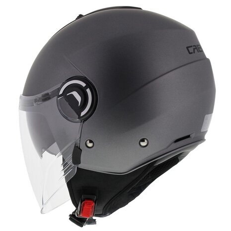 Caberg motorhelm Jet Riviera V4 mat titanium - Helmspecialist