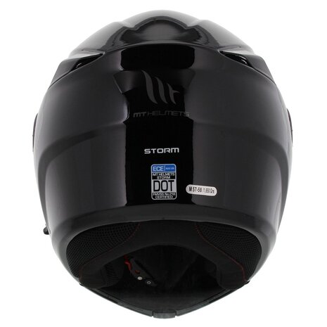 MT Storm SV systeemhelm glans zwart - Maat S
