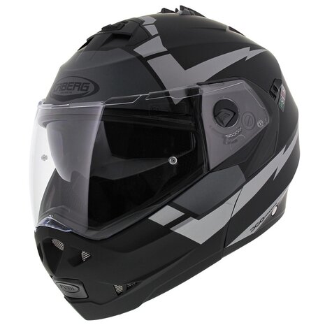 Caberg Systeemhelm Duke II Kito mat zwart antraciet Motorhelm