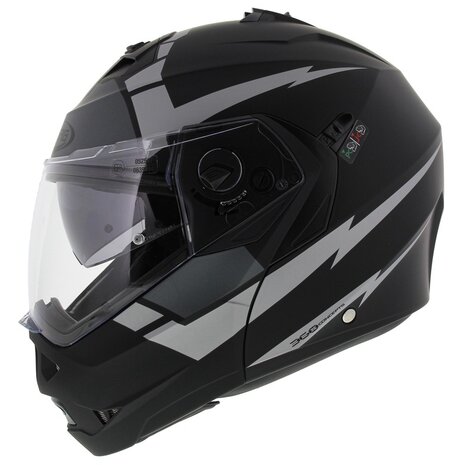 Caberg Systeemhelm Duke II Kito mat zwart antraciet Motorhelm