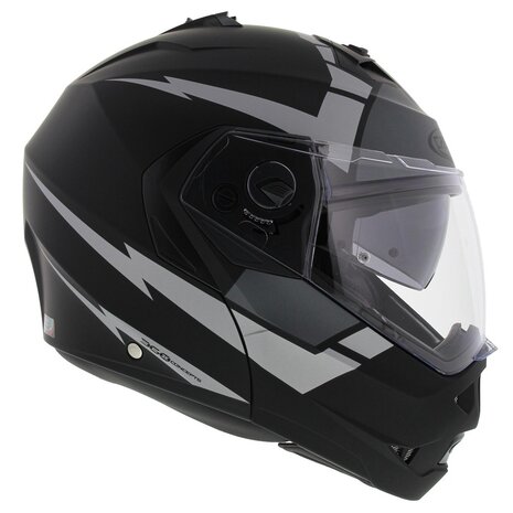 Caberg Systeemhelm Duke II Kito mat zwart antraciet Motorhelm