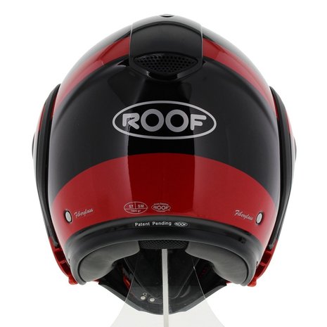 ROOF New Boxxer Systeem helm Fuzo Zwart Rood