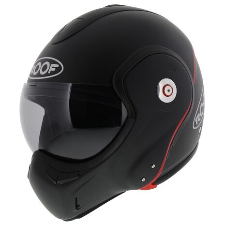 ROOF Boxxer Carbon Systeemhelm Carbon Mat Zwart