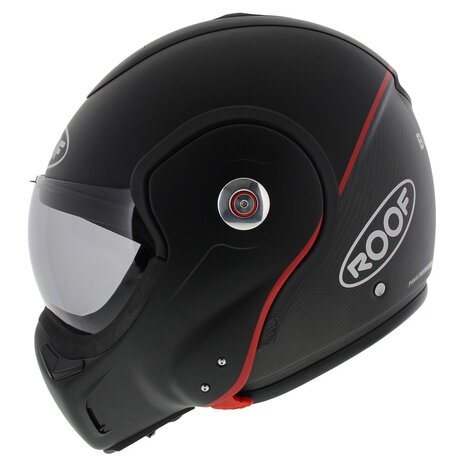 ROOF Boxxer Carbon Systeemhelm Carbon Mat Zwart