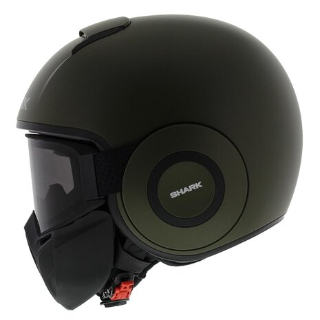 Shark Helm Street Drak mat groen - Maat XS - Motorhelm / Scooterhelm