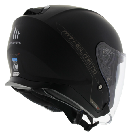 MT Thunder 3 SV Jet helm mat zwart - Maat XS
