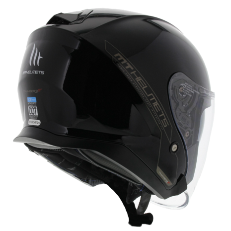 MT Thunder 3 SV Jet helm glans zwart