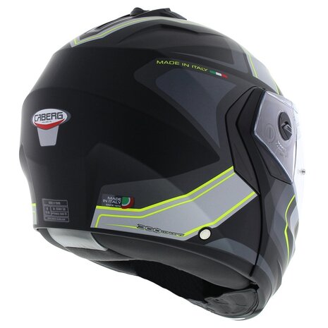 Caberg Systeemhelm Duke II Tour mat zwart geel Motorhelm