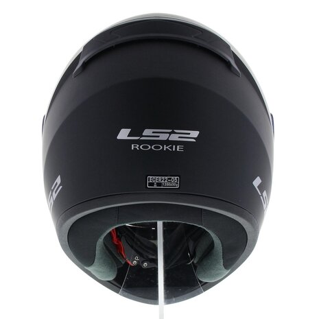 LS2 Integraalhelm FF352 Rookie Single mono mat zwart