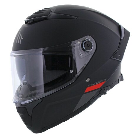 MT Thunder 4 SV helm mat zwart voorzijde links