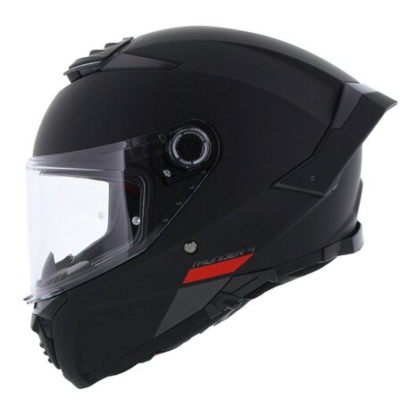 MT Thunder 4 SV helm mat zwart zijkant links