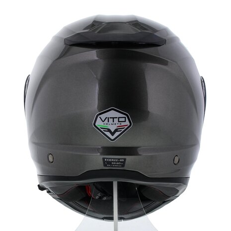 Vito Furio systeemhelm antraciet - Maat S