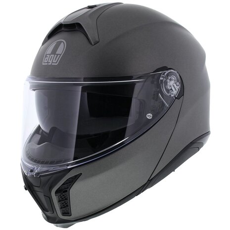 AGV Tourmodular motorhelm Luna mat grijs systeemhelm