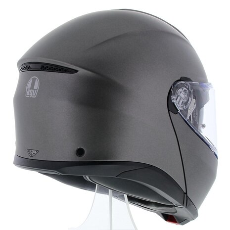 AGV Tourmodular motorhelm Luna mat grijs systeemhelm