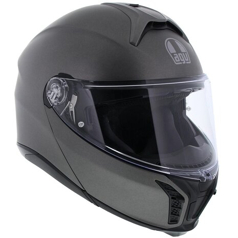 AGV Tourmodular motorhelm Luna mat grijs systeemhelm