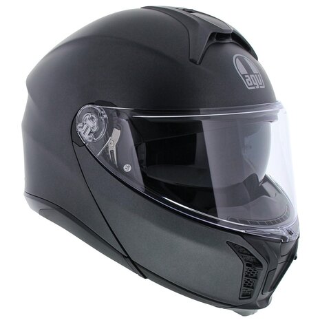 AGV Tourmodular motorhelm mono mat zwart systeemhelm