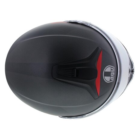 AGV Tourmodular motorhelm Frequency mat titanium rood systeemhelm - Maat XXL