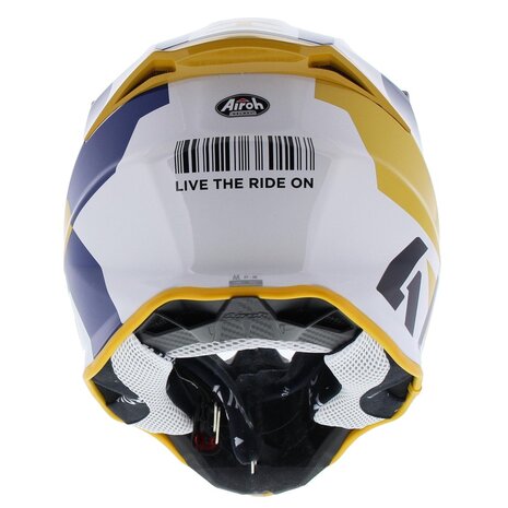 Airoh Twist 2.0 crosshelm Lift blauw oranje